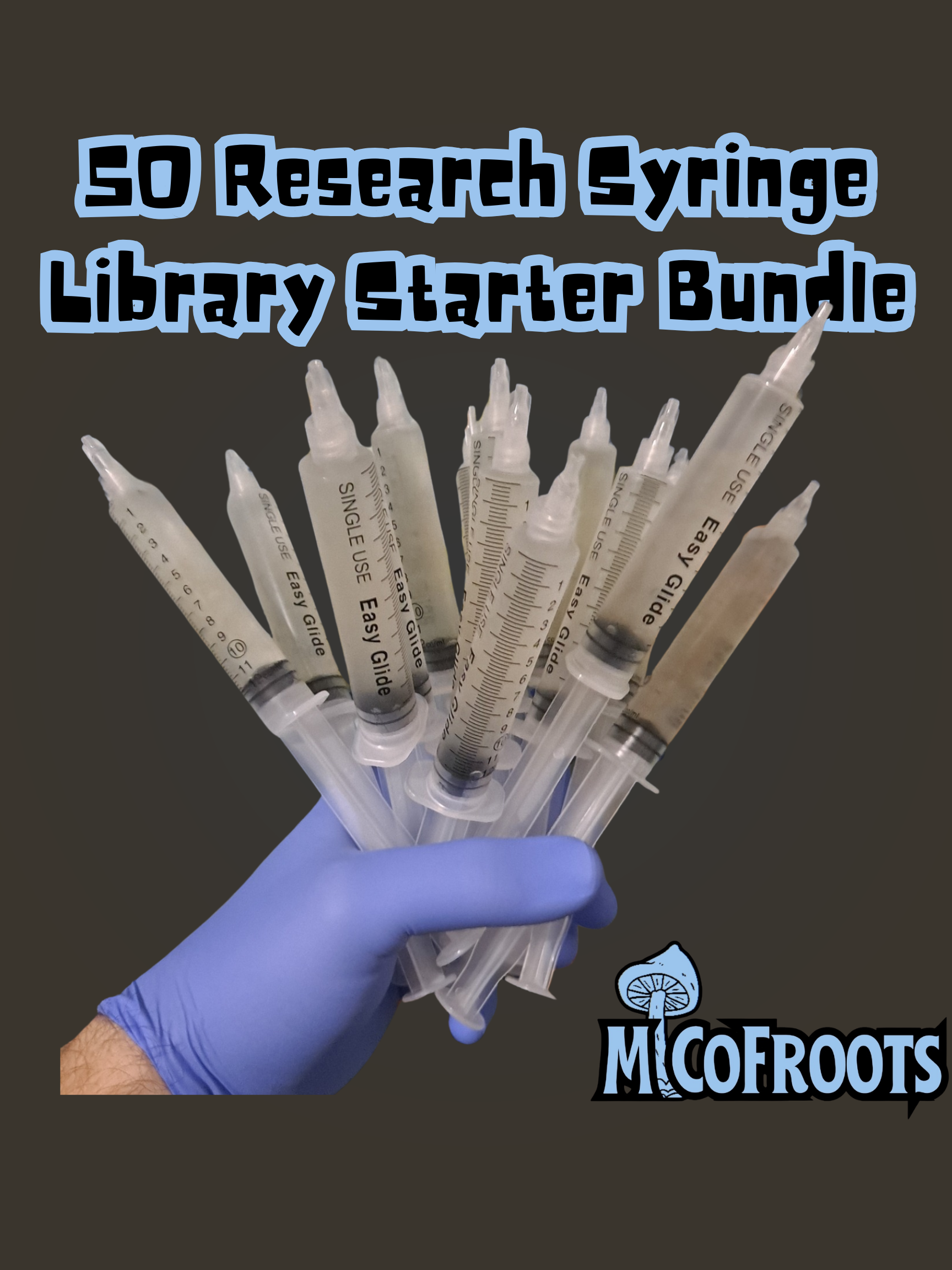 50 Research Syringe "Library Starter" Bundle