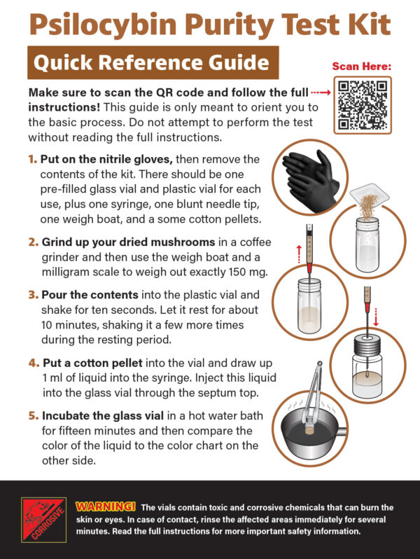 3 Pack Psilocybin Purity Test Kit - Image 3