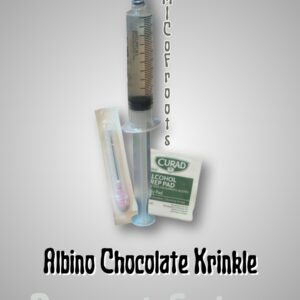 Albino Chocolate Krinkle Research Syringe