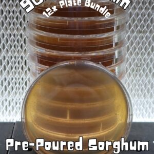 12x Prepoured "High Nute" Sorghum Agar (90mm)