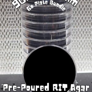 6x Prepoured "Low/Half Nute" RIT Agar (90mm)