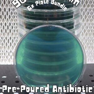 6x Prepoured "Low/Half Nute" Antibiotic Agar (90mm)