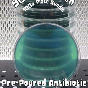 100x Prepoured "Low/Half Nute" Antibiotic Agar (90mm)