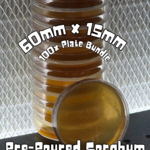 100x Prepoured "High Nute" Sorghum Agar (60mm)