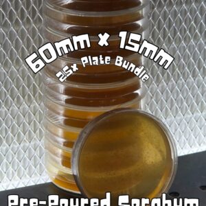 25x Prepoured "High Nute" Sorghum Agar (60mm)